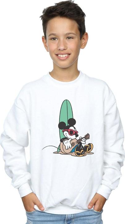 Actual product image Disney Boys Mickey Mouse Surf And Chill Sweatshirt (128)