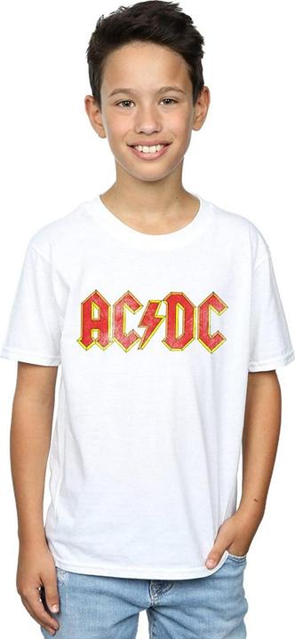 Immagine prodotto AC/DC T-shirt da bambino in cotone con logo (angosciato) (140, 146)