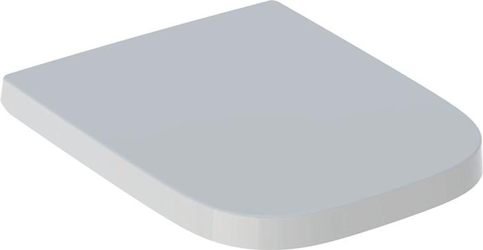 Actual product image Geberit WC seat Renova Plan angular white with soft-closing mechanism and Quick-Release 500.692.01.1