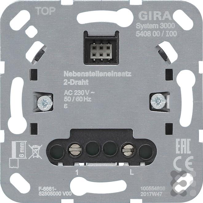 Actual product image Gira System 3000 Insert 2-wire 540800 Extension
