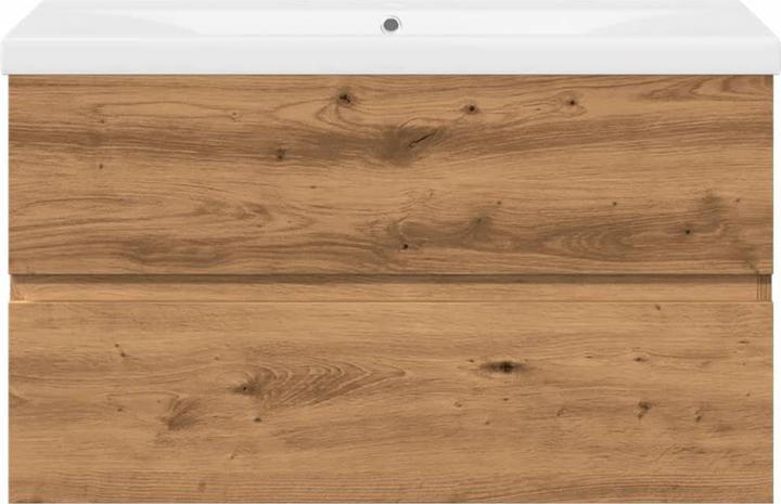 Actual product image VidaXL Vanity unit Wall-mounted vanity unit Bathroom cabinet with built-in basin