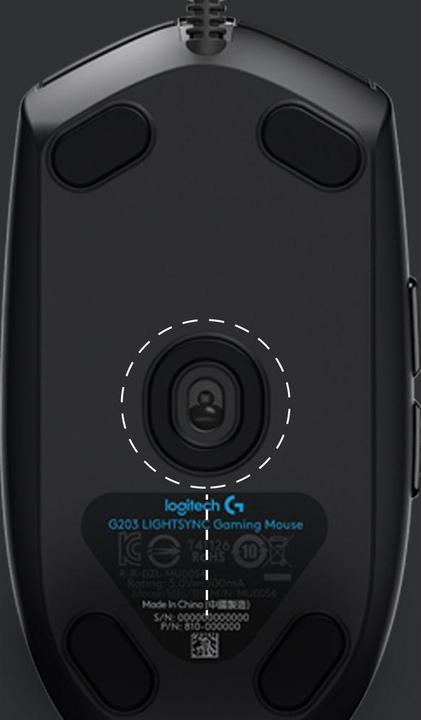 Actual product image Logitech G G203 Lightsync (Cable)