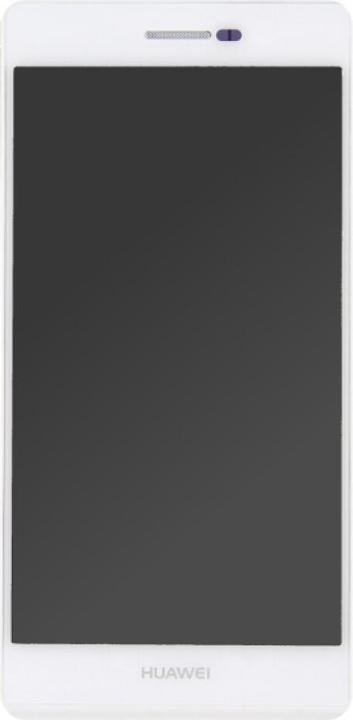 Produktbild OEM Huawei P7 LCD mit Rahmen weiss (Huawei Ascend P7)