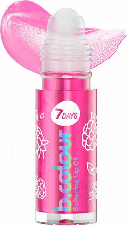 Image du produit 7Days Bcolour Huile à lèvres adoucissante 01 - Baby Blackberry, 4 Ml (Rose)