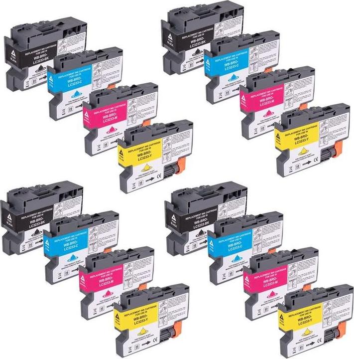 Produktbild Hermex Kompatible Tintenpatrone für Brother DCP-J1100DW (M, BK, C, Y)