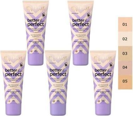 Actual product image Eveline Better Than Perfect Moisturising And Covering Foundation 2.5 30Ml