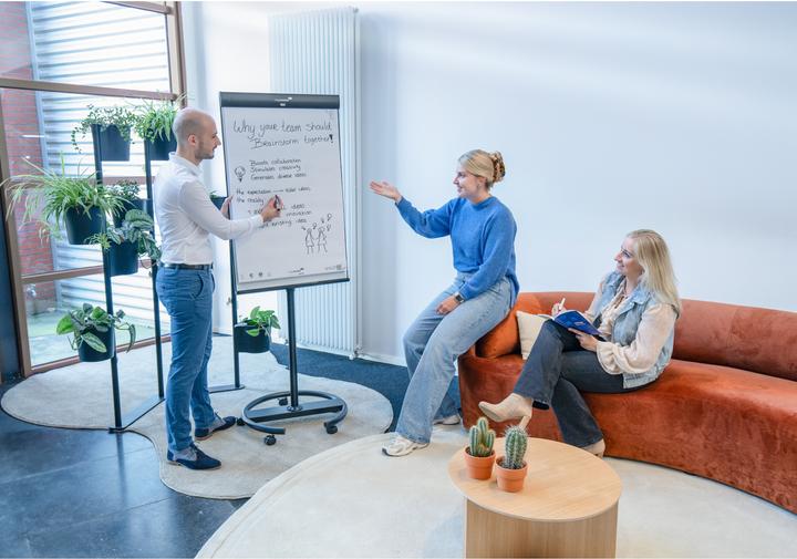 Productafbeelding Legamaster SKETCH PRO mobiles Flipchart Rundfuss