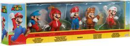 Image du produit Jakks Pacific Super Mario Figurines Mario Pack de 5 6,5 cm