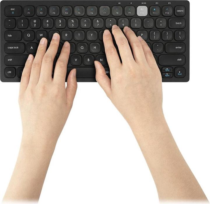 Produktbild Leitz Kompakte Multi-Device Dual Wireless Tastatur (DE, Kabellos)