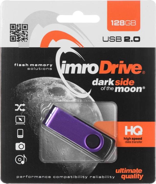 Image du produit IMRO AXIS / Clé USB 128G (128 GB, USB 2.0, Purple) (128 Go, USB-A)