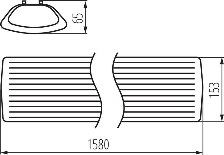 Image du produit Kanlux 26965 MEBA 4LED 2X150 OP PS Luminaire tubulaire (G13)