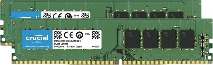 Immagine prodotto Crucial Desktop Memory (2 x 16GB, 3200 MHz, DDR4-RAM, U-DIMM)