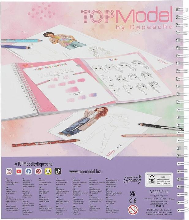 Produktbild Top Model Topmodel - Create Your TOPModel Colouring Book - (413582)