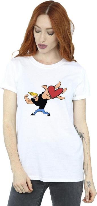 Produktbild Johnny Bravo Heart Present TShirt (M)