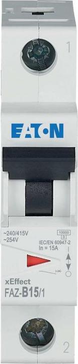 Actual product image Eaton Circuit breaker, 15 A, 1p, 278534