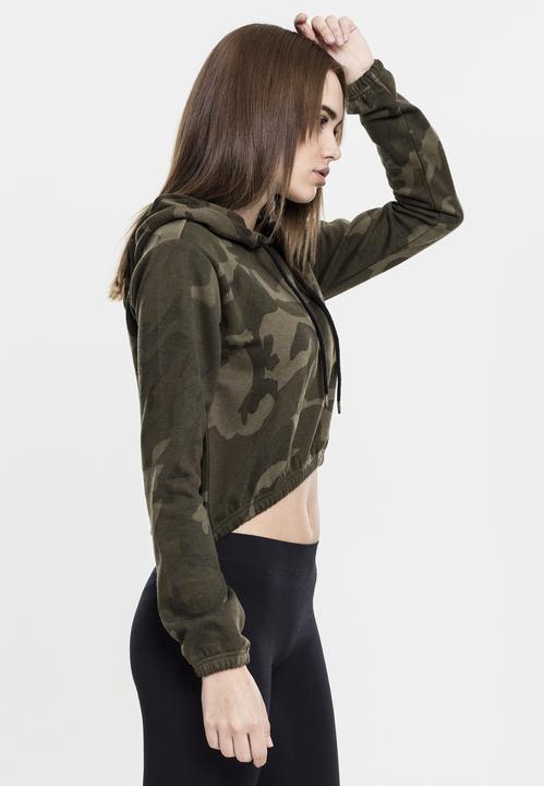 Image du produit Urban Classics Ladies Camo Cropped Hoody (M)