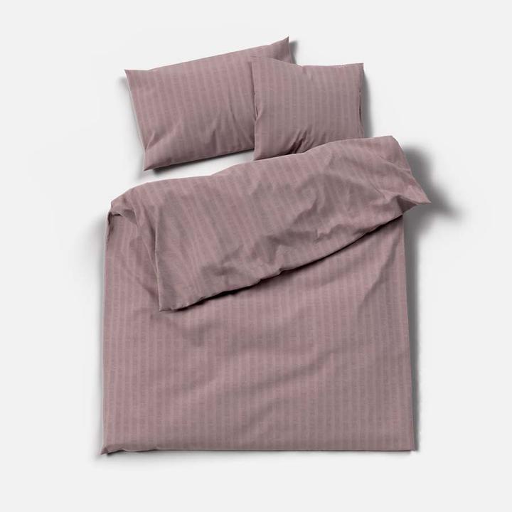 Image du produit Lotus Bettwaren Parure de lit en satin seersucker uni (Housse de couette, 200 x 210 cm)