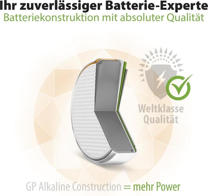 Actual product image GP Batteries Alkaline (10 pcs., LR44, 105 mAh)