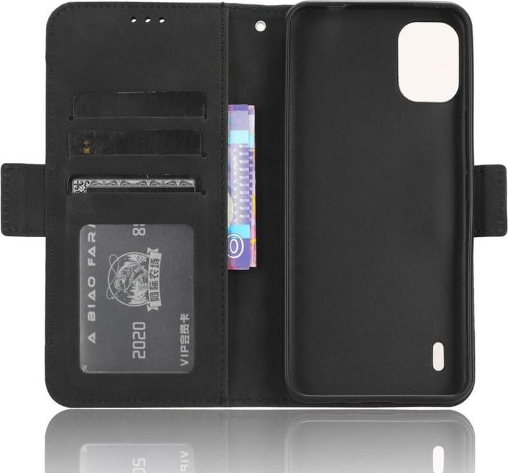 Produktbild Cover-Discount Nokia C12 - Etui mit vielen Kartenfächer schwarz (Nokia C12)