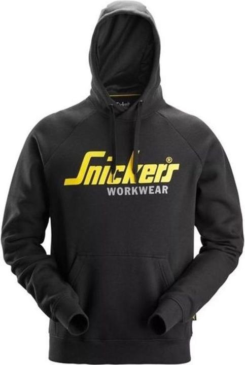 Snickers Workwear 28990400008 Classic Hoodie met logo Zwart XXL (XS, S, M, L, XL, XXL, 3XL)