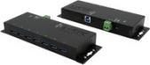 Actual product image Exsys USB 3.2 HUB 7-Port external incl.power supply. incl.power supply 12V/3A and USB cable (USB-B, 7 Ports)