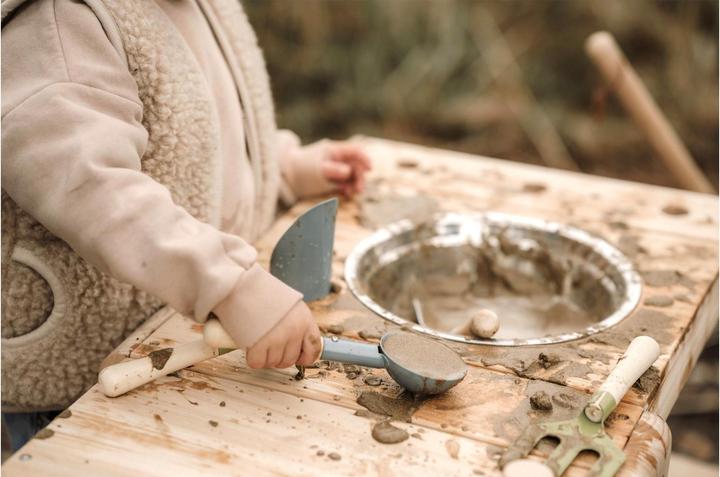 Actual product image small foot Mud kitchen compact