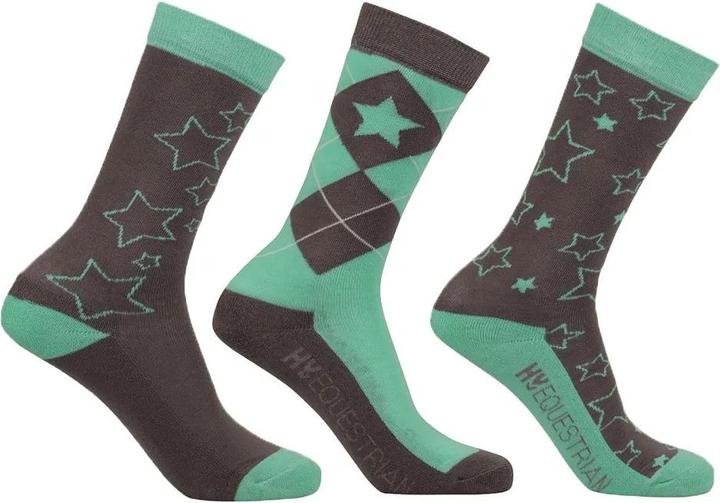 Actual product image Hy Childrens/Kids Stella Socks Set (Pack of 3) (pack of 3, 25 - 31)