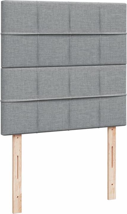 Produktbild VidaXL Bo x springbett mit Matratze 90 x 190 cm Stoff (90 x 190 cm, 90 x 190 cm)