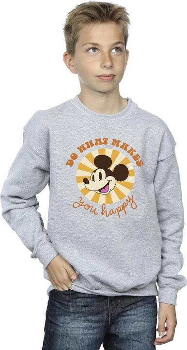 Produktbild Disney Mickey Mouse Do What Makes You Happy Sweatshirt Jungen (140, 146)