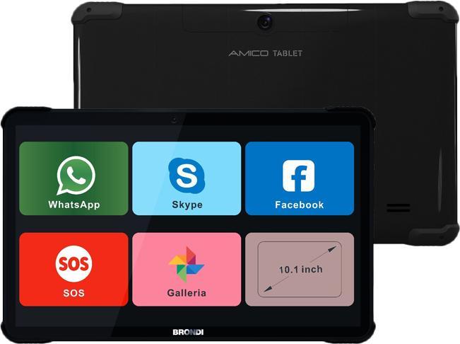 Produktbild Brondi Amico Tablet (3G, 10.10", 8 GB, Schwarz)