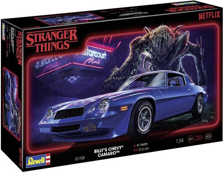 Actual product image Revell Stranger Things Chevy Camaro Z/28