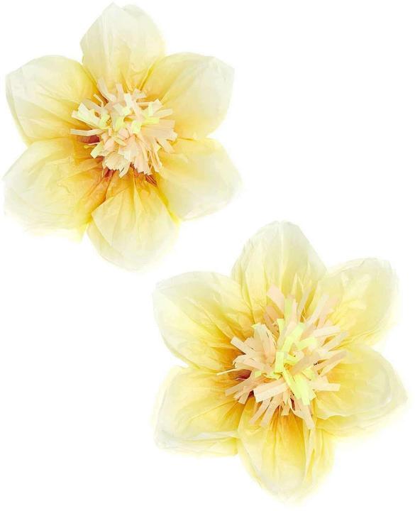Rico Design Seidenpapierblumen Osterglocken, M, FSC MIX, 27 cm, 2 Stk (2 x)