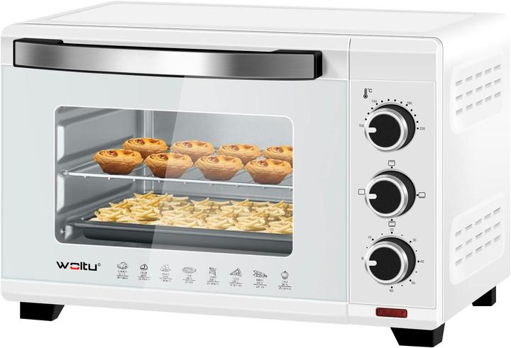 Actual product image Woltu Mini Backofen 20 Liter Weiss