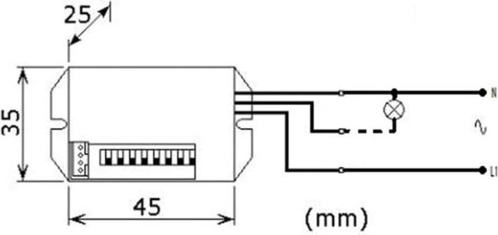 Image du produit Perel Détecteur de mouvement PIR EMS106 blanc (8 m)