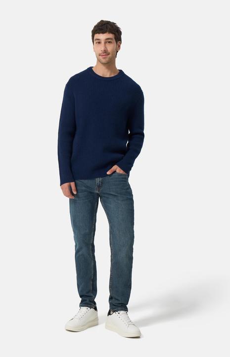 Actual product image Cash-Mere Grobgestrickter Wolle Kaschmir Rundhals Pullover (L)