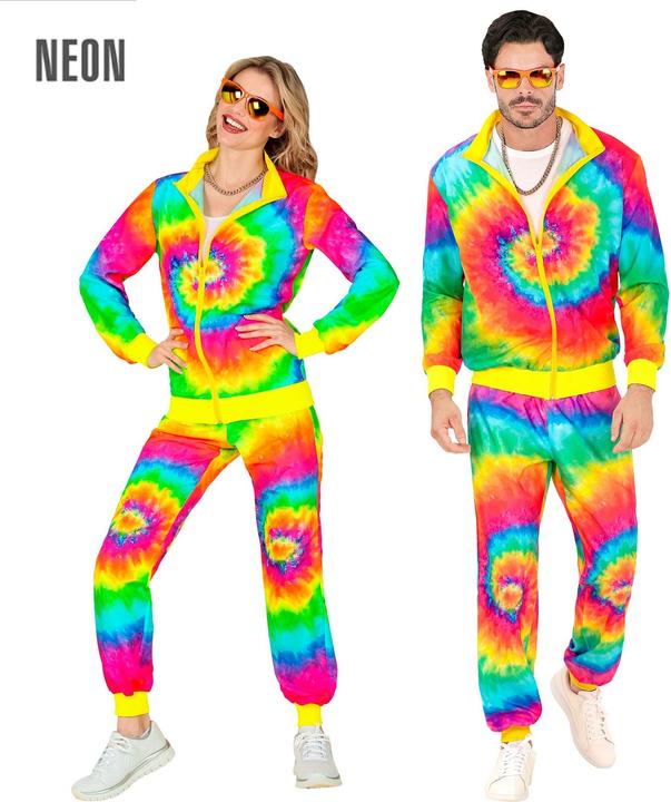 Produktbild Widmann 60er Jahre - Hippie Tie Dye Trainingsanzug (XXL)