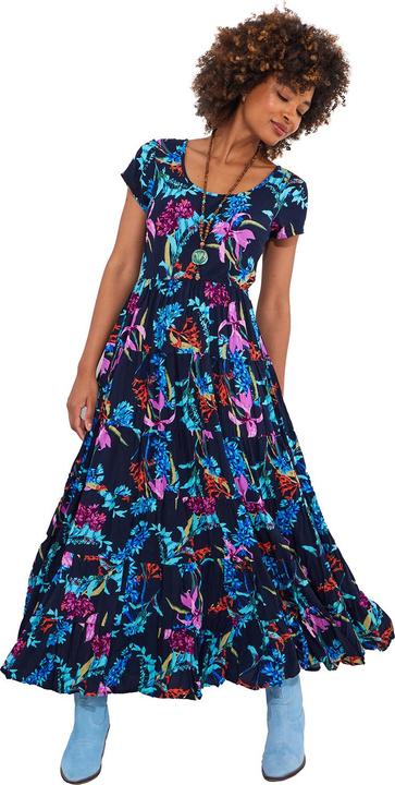 Produktbild Joe Browns Dark Floral Crinkle Maxi Dress (36)