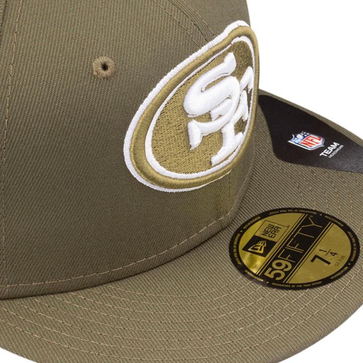 Produktbild New Era 59Fifty Fitted Cap San Francisco 49ers oliv - 7 7/8 (7 7/8)