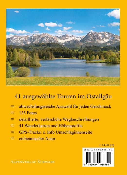 Actual product image Schwabe:Lieblings-Wanderungen Ostallgäu (German, Gerald Swabian, 2025)