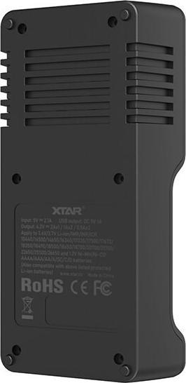 Actual product image Xtar VC2S Charger (1 pcs., D, AAAA, AAA, A, AA, C, Battery + charger)