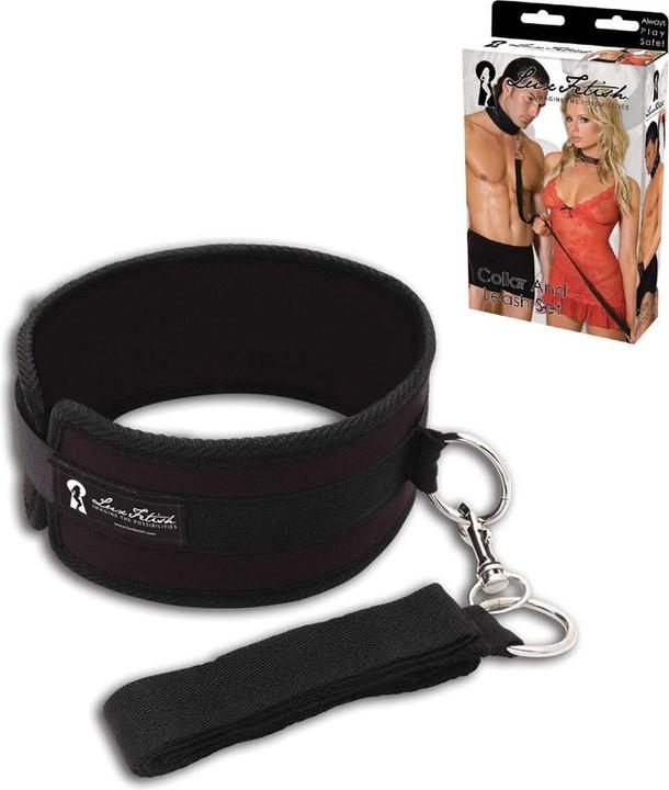 Actual product image Lux Fetish Collar and Leash Set