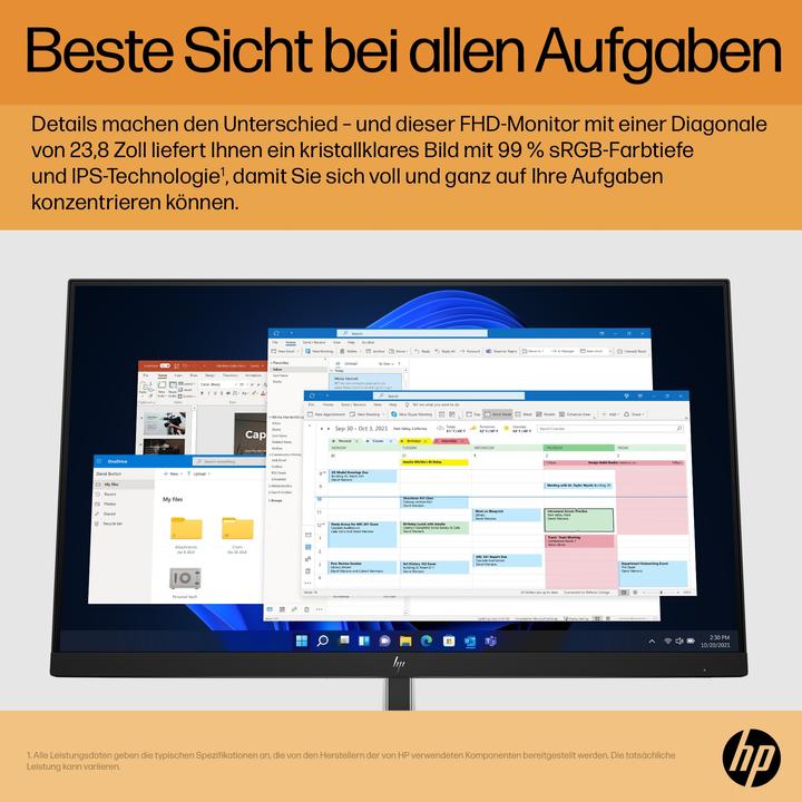 Actual product image HP E24 G5 (1920 x 1080 pixels, 23.80")