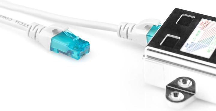 Image du produit Digitus Adaptateur de câble de brassage, CAT 5e, blindé - 1:1 (RJ45, RJ45 (1x))