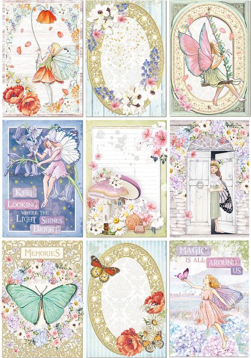 Produktbild Ciao Bella Papier-Set "Enchanted Land", 9 Blatt, A4 (9 Stk.)
