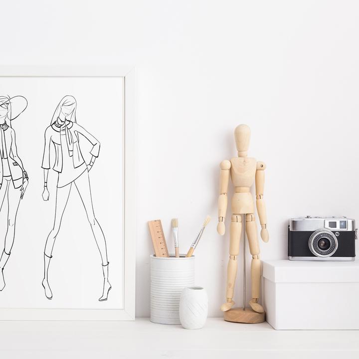 Immagine prodotto Relaxdays 2 manichino-da-disegno