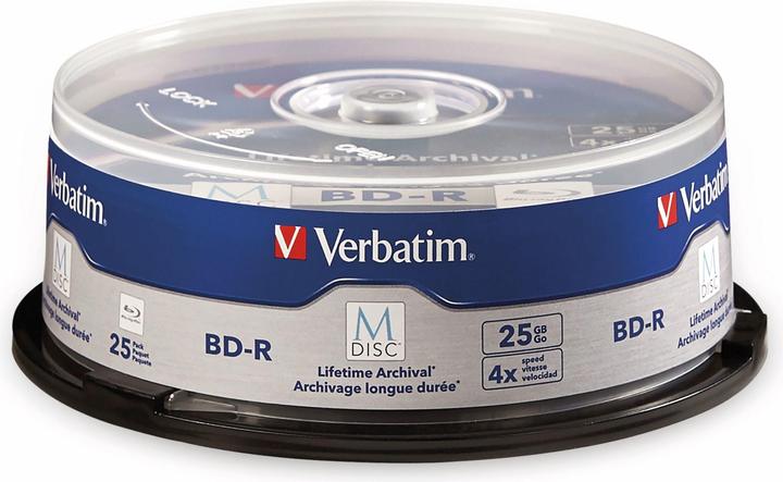 Immagine prodotto Verbatim M-Disc BD-R 25GB 4x mandrino (25 x)