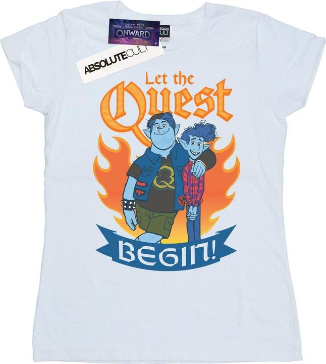Immagine prodotto Disney Onward Let The Quest Begin Maglietta Donna (XXL)