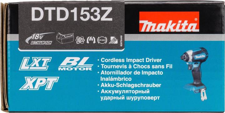 Actual product image Makita Dtd153z (Rechargeable battery operated)