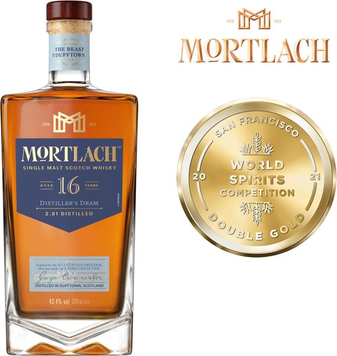 Image du produit Mortlach 16 ans d'âge Distiller's Dram (Single Malt, Scotch Whisky, 1 x 70 cl)