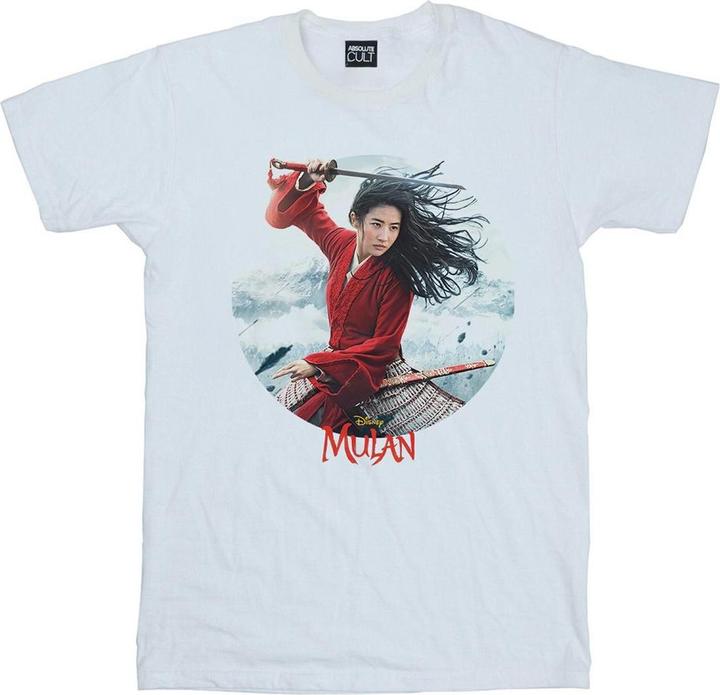 Disney Mulan Movie Sword Poster TShirt (4XL)